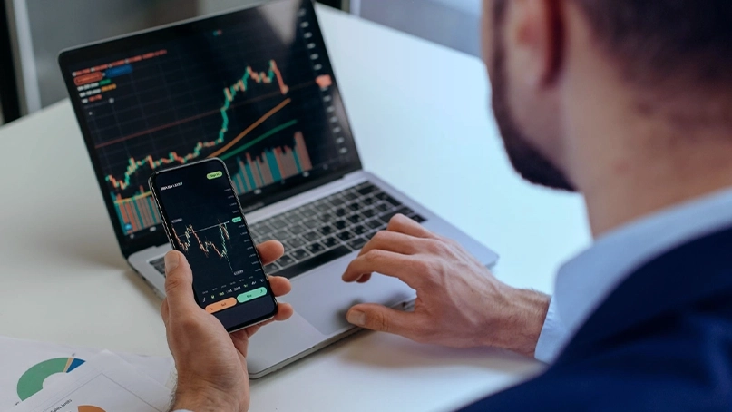 Dashboard di trading IA di Dash Axid 400